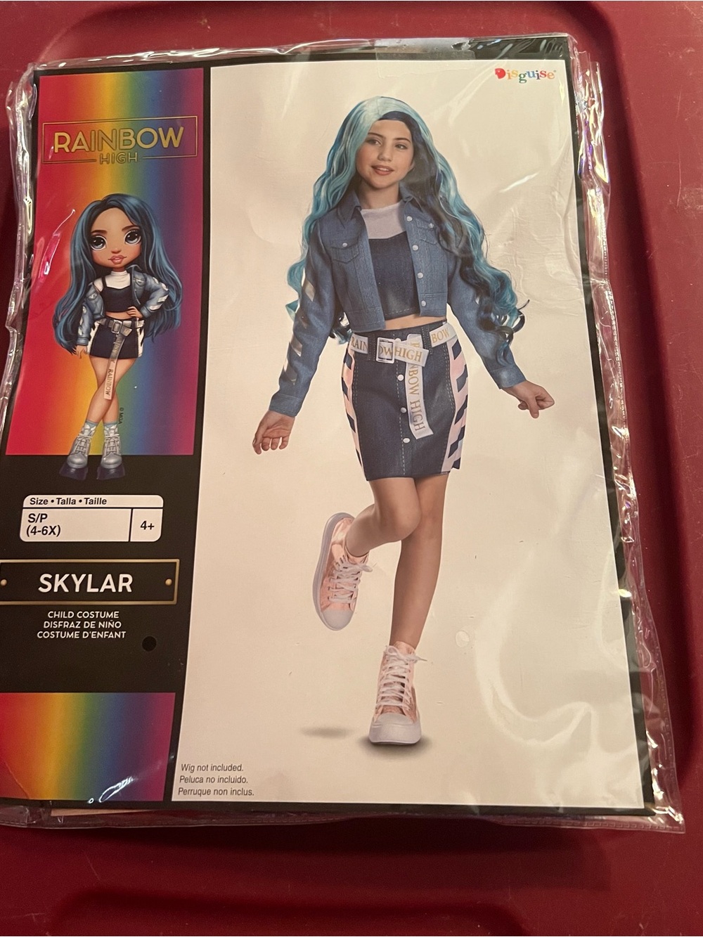 NWT Disguise Rainbow High “Skylar” Costume Size S/P 4-6x